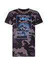 Sam 73 Šedé klučičí maskáčové tričko SAM 73
