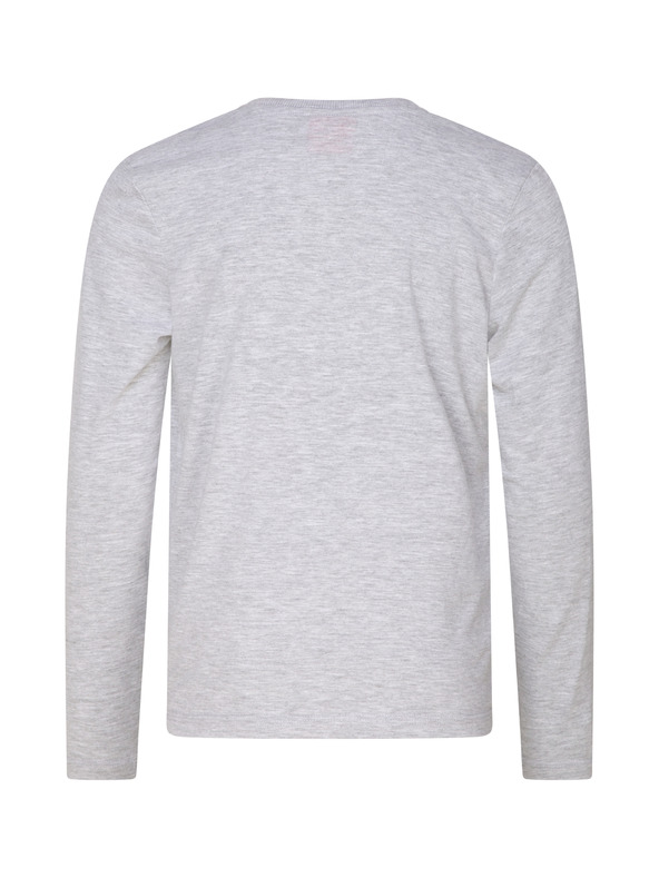 Sam 73 Světle šedé klučičí tričko s potiskem SAM 73