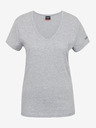 Sam 73 Světle šedé dámské žíhané tričko SAM 73 Una