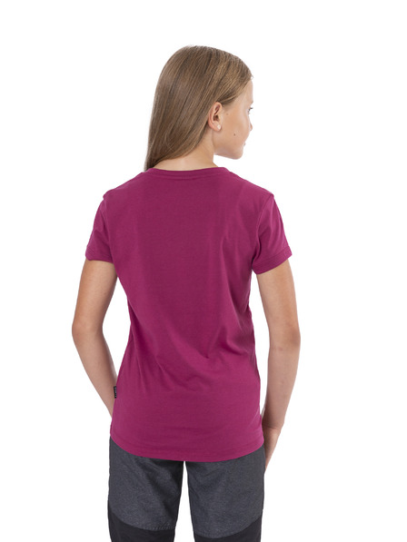 Sam 73 Tmavě růžové holčičí tričko s potiskem SAM 73 Caroline