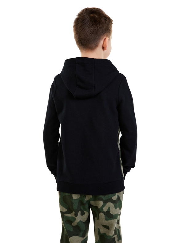 Sam 73 Černá klučičí vzorovaná mikina SAM 73 Danny