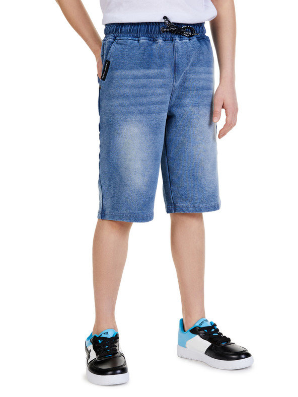 Sam 73 Modré chlapecké džínové kraťasy SAM 73 Victor