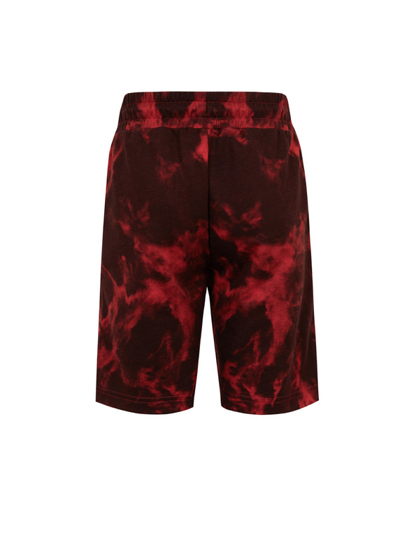 Sam 73 Červené chlapecké vzorované kraťasy SAM 73 Graham