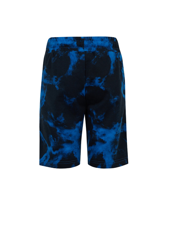 Sam 73 Modré chlapecké vzorované kraťasy SAM 73 Graham