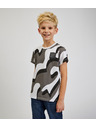 Sam 73 Šedé klučičí vzorované tričko  SAM 73 Oscar