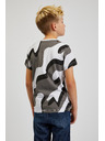 Sam 73 Šedé klučičí vzorované tričko  SAM 73 Oscar