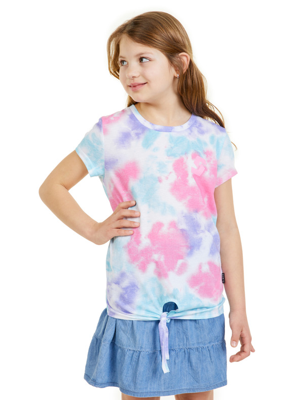 Sam 73 Modré dívčí batikované tričko SAM 73 Regina