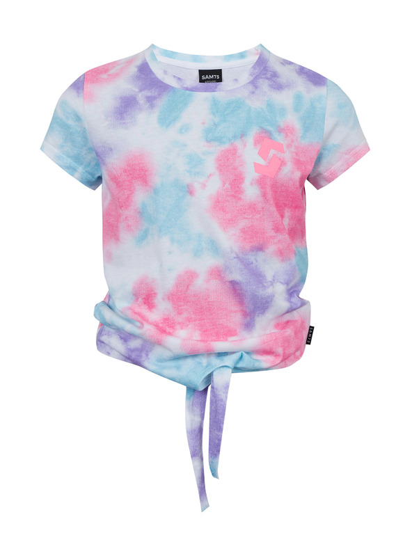 Sam 73 Modré dívčí batikované tričko SAM 73 Regina