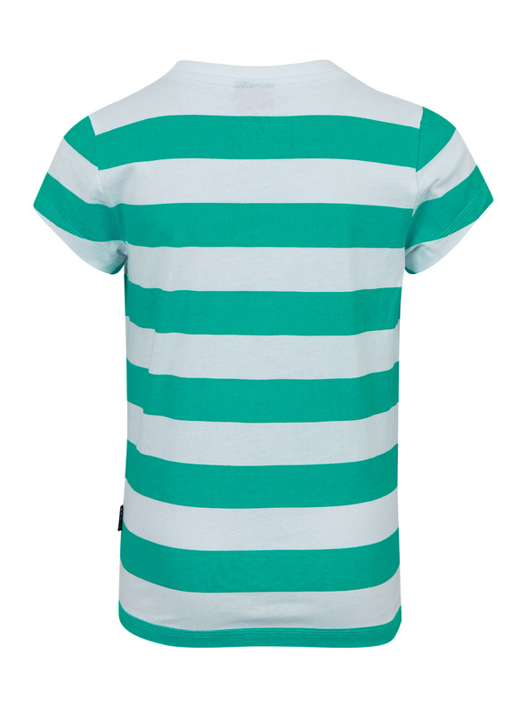 Sam 73 Bílo-zelené dětské pruhované tričko SAM 73 Siobhan