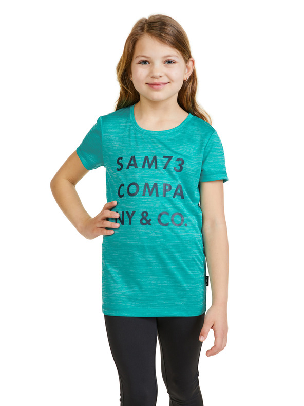 Sam 73 Petrolejové dívčí tričko SAM 73 Ablaka