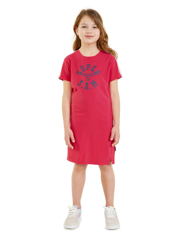 Sam 73 Tmavě růžové dívčí šaty SAM 73 Belinda