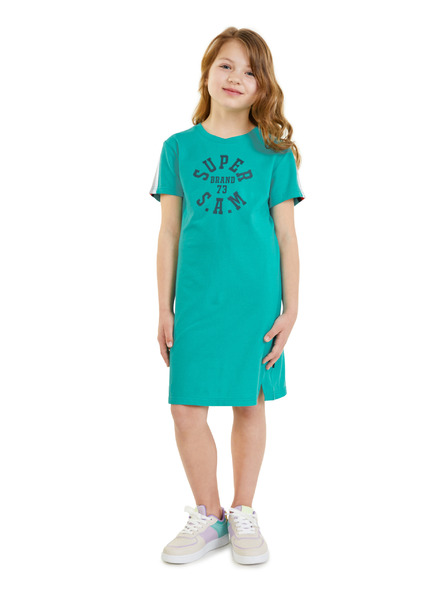 Sam 73 Tyrkysové  dívčí šaty SAM 73 Belinda