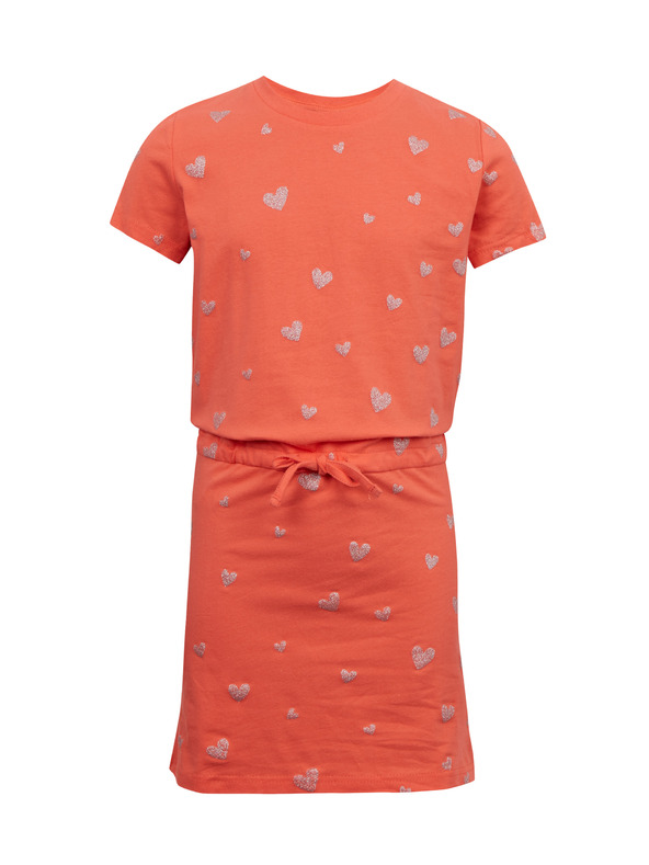 Sam 73 Korálové dívčí vzorované šaty SAM 73 Welo