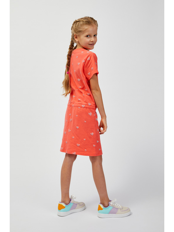 Sam 73 Korálové dívčí vzorované šaty SAM 73 Welo