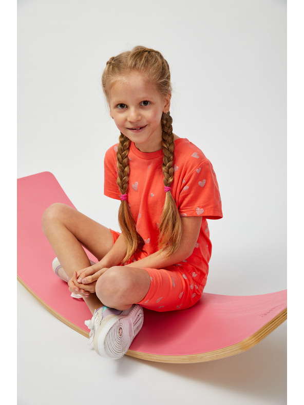 Sam 73 Korálové dívčí vzorované šaty SAM 73 Welo