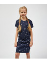 Sam 73 Tmavě modré dívčí vzorované šaty SAM 73 Welo
