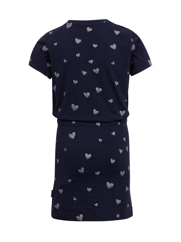 Sam 73 Tmavě modré dívčí vzorované šaty SAM 73 Welo