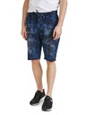 Sam 73 Tmavě modré pánské vzorované kraťasy SAM 73 Joseph