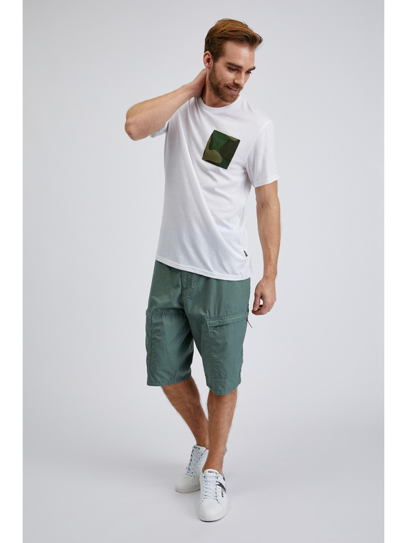 Sam 73 Bílé pánské tričko SAM 73 Sean