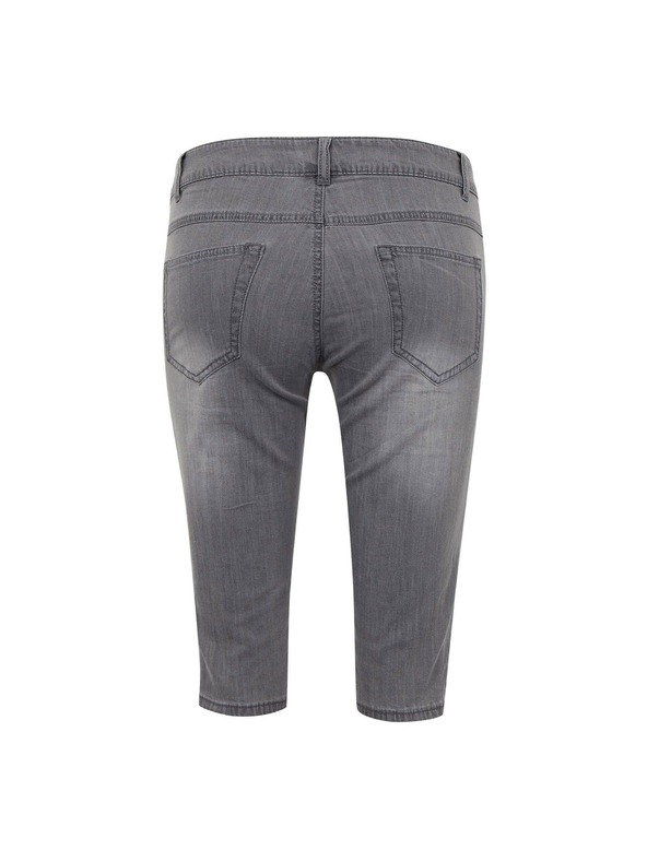 Sam 73 Tmavě šedé dámské džínové kraťasy SAM 73 Cora