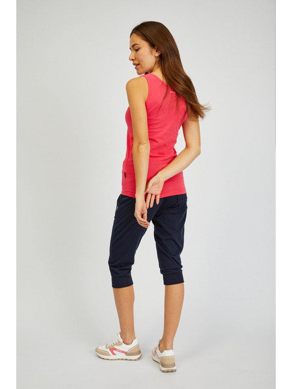 Sam 73 Tmavě růžové dámské basic tílko SAM 73 India