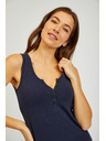 Sam 73 Tmavě modré dámské basic tílko SAM 73 India