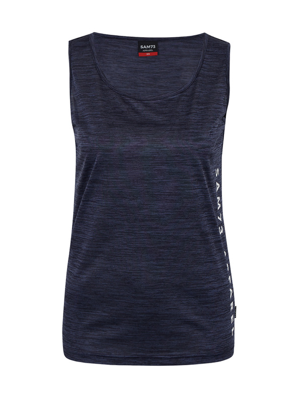 Sam 73 Tmavě modré dámské žíhané tílko SAM 73 Manita