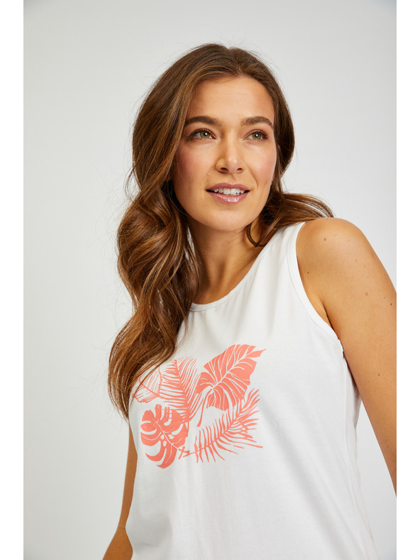 Sam 73 Bílé dámské tílko SAM 73 Simone