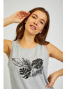 Sam 73 Šedé dámské tílko SAM 73 Simone