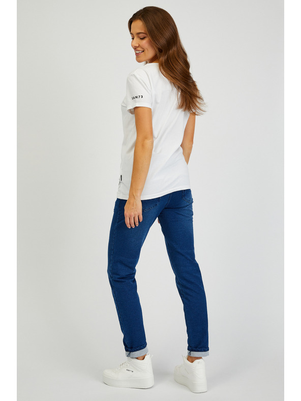 Sam 73 Bílé dámské tričko SAM 73 Bethany