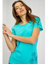 Sam 73 Petrolejové dámské tričko SAM 73 Bethany