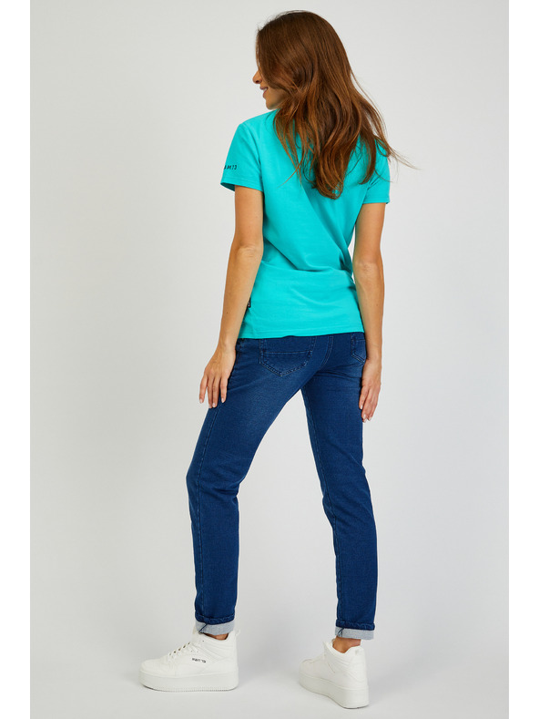 Sam 73 Petrolejové dámské tričko SAM 73 Bethany