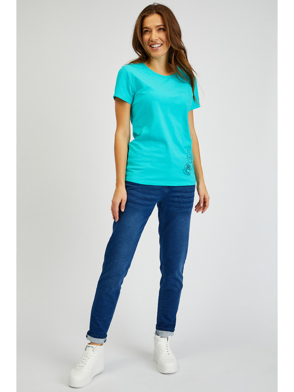 Sam 73 Petrolejové dámské tričko SAM 73 Bethany