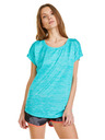 Sam 73 Tyrkysové dámské žíhané tričko SAM 73 Naska