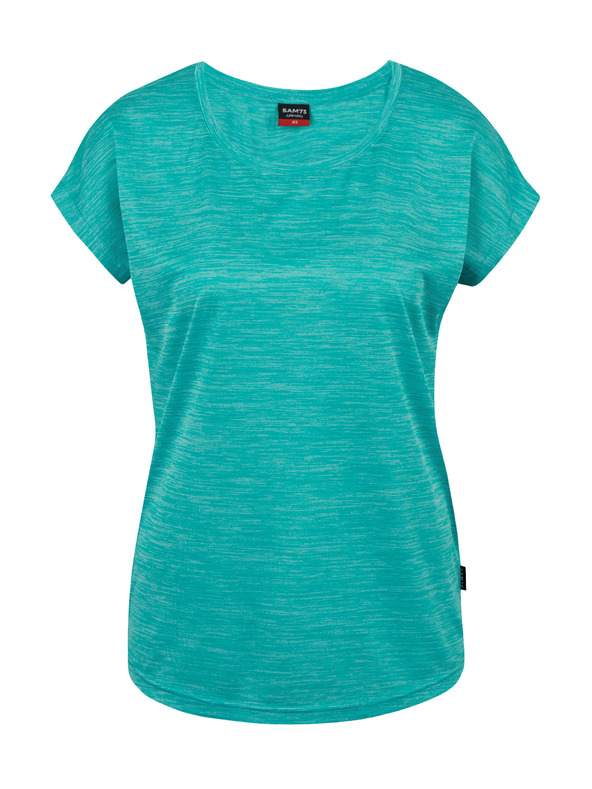 Sam 73 Tyrkysové dámské žíhané tričko SAM 73 Naska