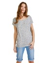 Sam 73 Světle šedé dámské vzorované tričko SAM 73 Cindy