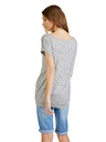 Sam 73 Světle šedé dámské vzorované tričko SAM 73 Cindy