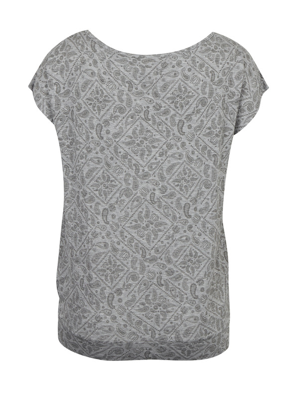 Sam 73 Světle šedé dámské vzorované tričko SAM 73 Cindy