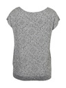 Sam 73 Světle šedé dámské vzorované tričko SAM 73 Cindy
