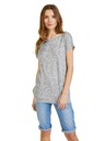 Sam 73 Světle šedé dámské vzorované tričko SAM 73 Cindy