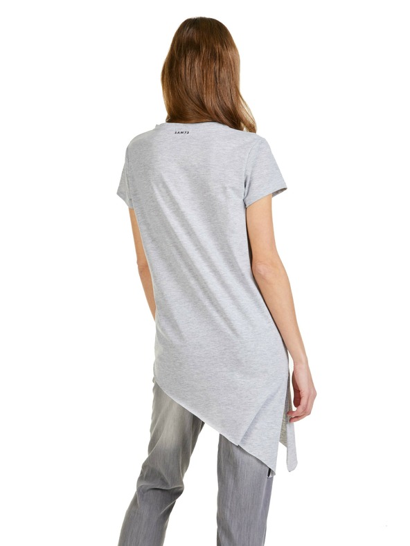 Sam 73 Světle šedé dámské tričko SAM 73 Doreen