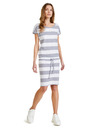 Sam 73 Bílo-šedé dámské pruhované krátké šaty SAM 73 Matilda