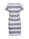 Sam 73 Bílo-šedé dámské pruhované krátké šaty SAM 73 Matilda
