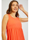 Sam 73 Oranžové dámské letní šaty s volánem SAM 73 Chantal