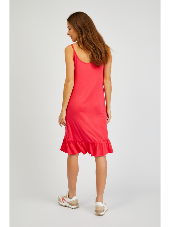 Sam 73 Tmavě růžové dámské šaty na ramínka SAM 73 Alla