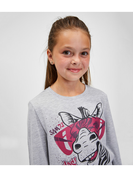Sam 73 Šedé holčičí tričko SAM 73 Agnes