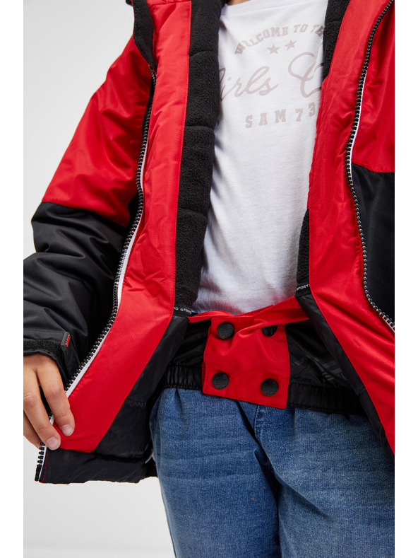 Sam 73 Černo-červená dětská bunda SAM 73 Seth