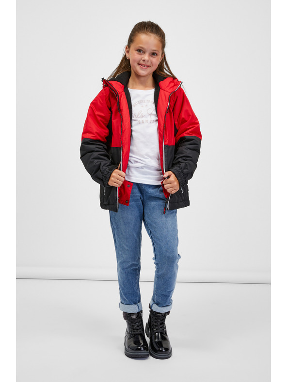 Sam 73 Černo-červená dětská bunda SAM 73 Seth