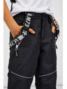 Sam 73 Černé dětské kalhoty s kšandami SAM 73 Casia