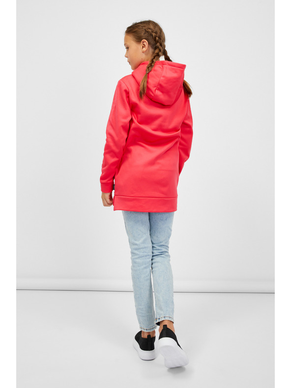 Sam 73 Tmavě růžová holčičí prodloužená mikina s kapucí SAM 73 Sabina